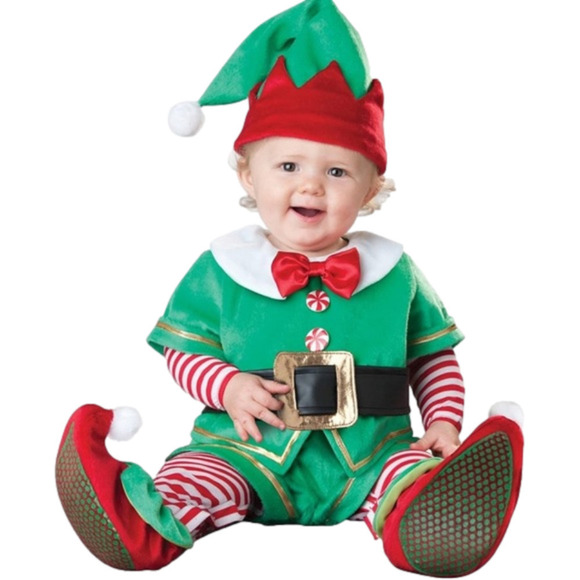 [𝅺In Character Costumes] Little Santa's Elf Costume - 18-24m - Picture 1 of 2